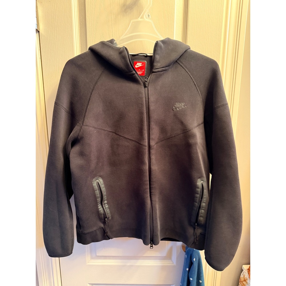 Nike Tech men's black hooded jacket. Size XL